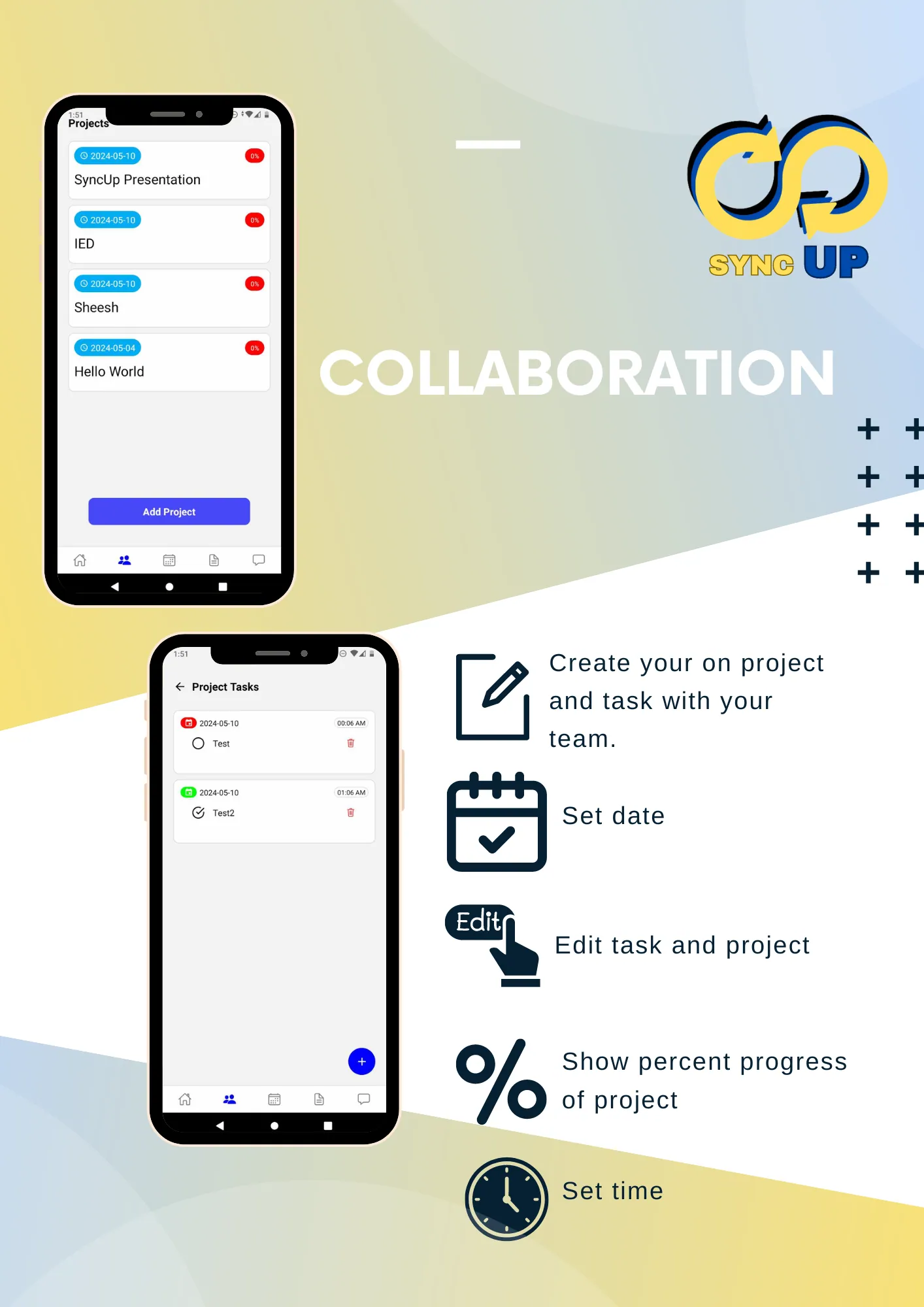 SyncUp project preview