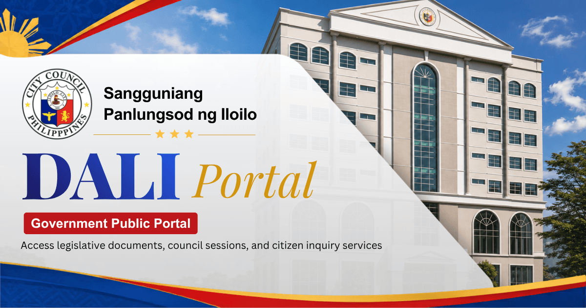 Sangguniang Panlungsod ng Iloilo | DALI Portal