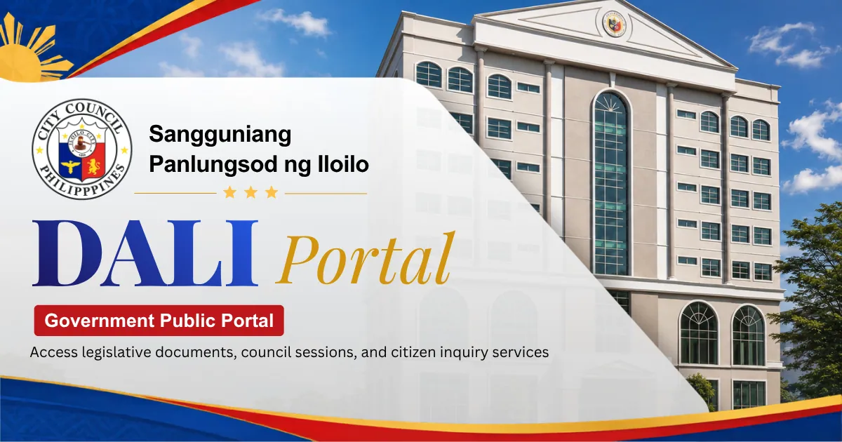 Sangguniang Panlungsod ng Iloilo | DALI Portal project preview